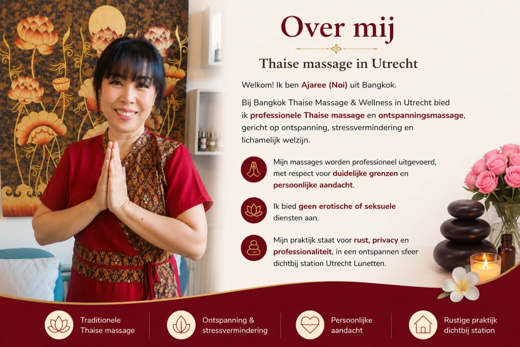 Eigenaresse van Bangkok Thaise Massage & wellness